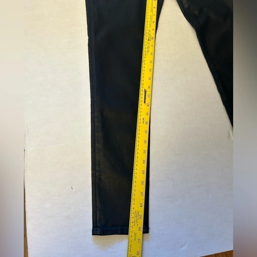 AGA Adriano Goldschmied The Mila super high rise skinny black jeans Sz-29R. Y5‎